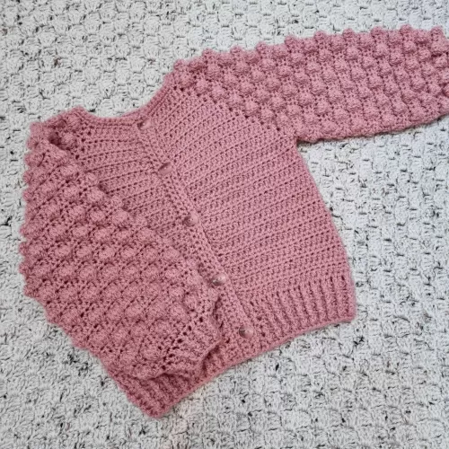 Bobble Cardigan - Name/Phrase